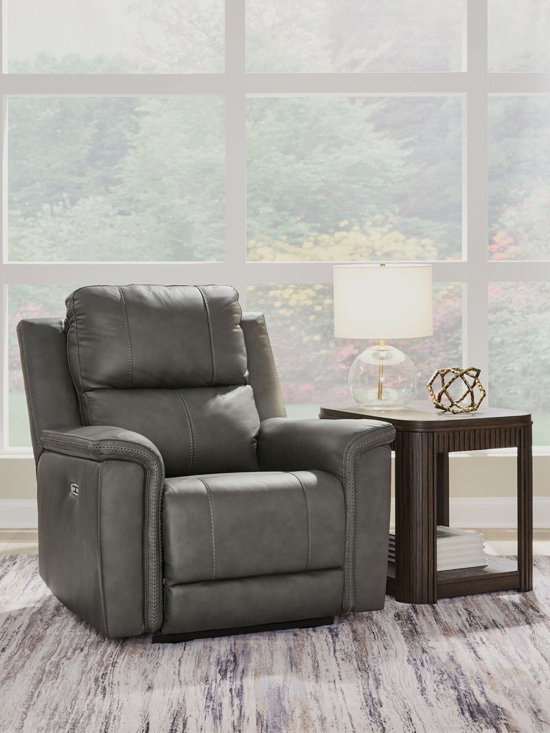 Bleckley - Power Recliner With Adjustable Headrest - JaxCo Furniture