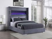 Tisdall - Upholstered Fireplace Bed - JaxCo Furniture