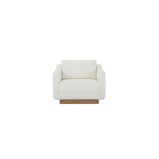 Keane - Accent Chair - White - JaxCo Furniture