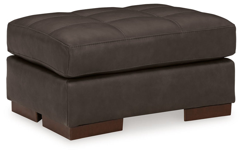 Luigi - Thunder - Ottoman - JaxCo Furniture