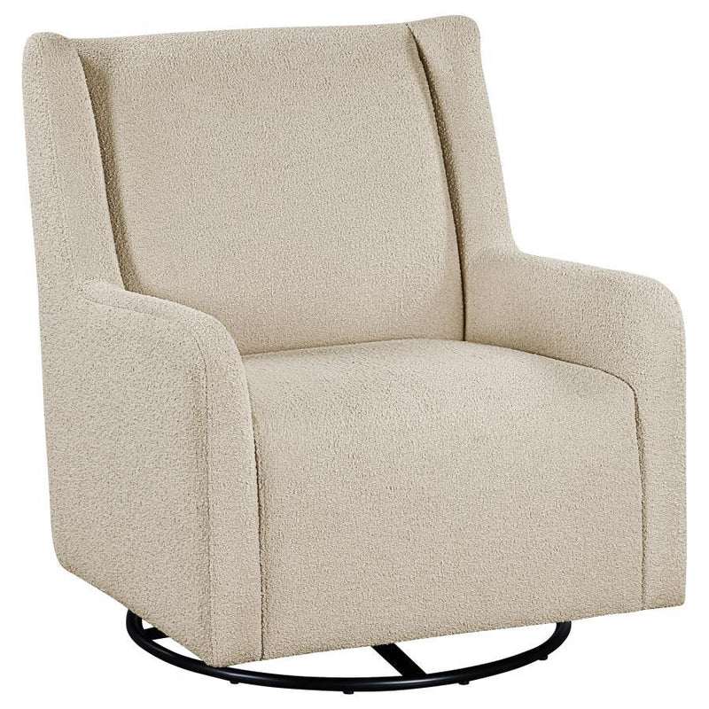Serra - Boucle Upholstered Swivel Glider Recliner - JaxCo Furniture