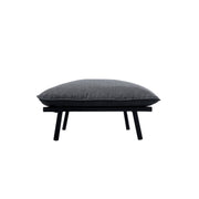 Morgan - Outdoor Ottoman - Charcoal - JaxCo Furniture