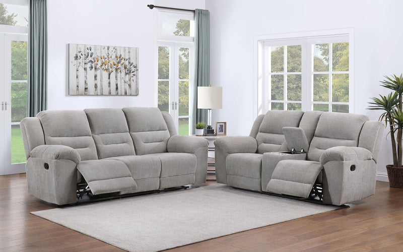 Gilson - Chenille Upholstered Sofa Set - JaxCo Furniture