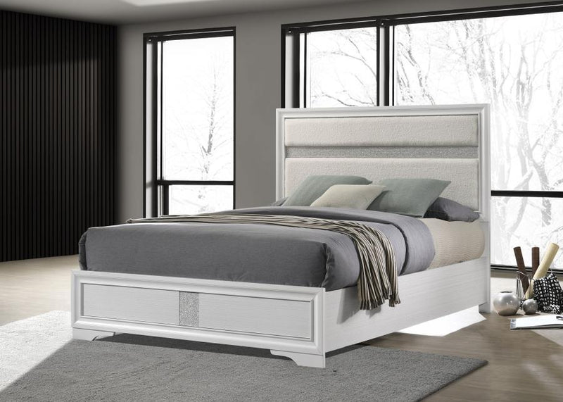 Miranda - Upholstered Panel Bed - JaxCo Furniture