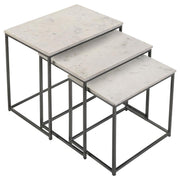 Medora - Marble Top Nesting Table Set - JaxCo Furniture