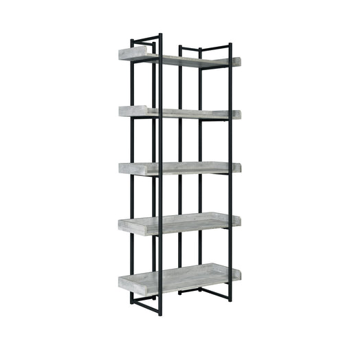 Preston - Bookshelf - Grey - JaxCo Furniture