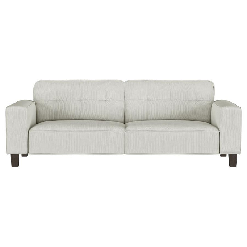 Deerhurst - Upholstered Tufted Track Arm Sofa Set - JaxCo Furniture