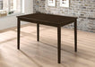 Guillen - 5 Piece Rectangular Dining Table Set - Cappuccino - JaxCo Furniture