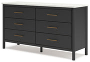 Cadmori - Six Drawer Dresser - JaxCo Furniture