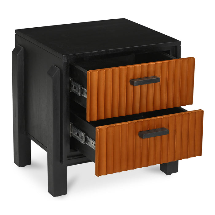 Hayden - Nightstand - Deep Brown - JaxCo Furniture