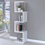 Baxter - 4-shelf Bookcase - JaxCo Furniture