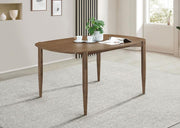 Dortch - Oval Solid Wood Dining Table - Walnut - JaxCo Furniture