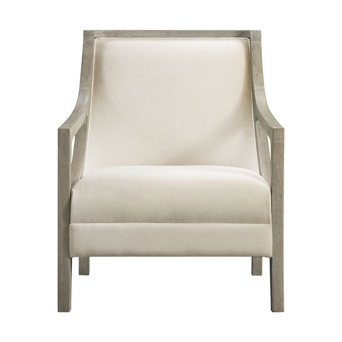 Hopkins - Accent Chair With White Wash Frame - JaxCo Furniture