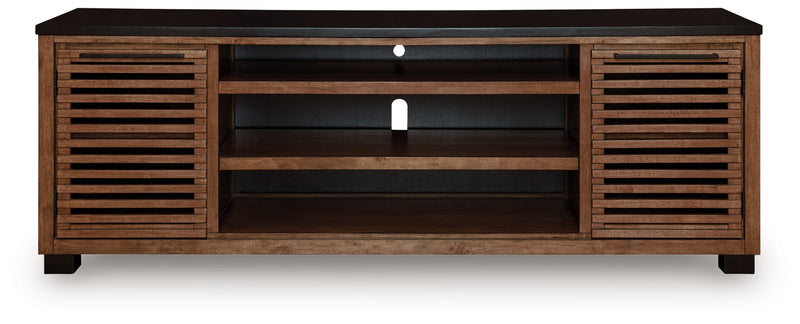 Kallari - TV Stand With Fireplace Option - JaxCo Furniture