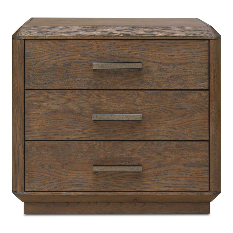 Caleb - Accent Nightstand - Dark Brown - JaxCo Furniture