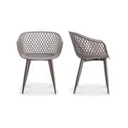Piazza - Outdoor Chair (Set of 2) - Gray - JaxCo Furniture