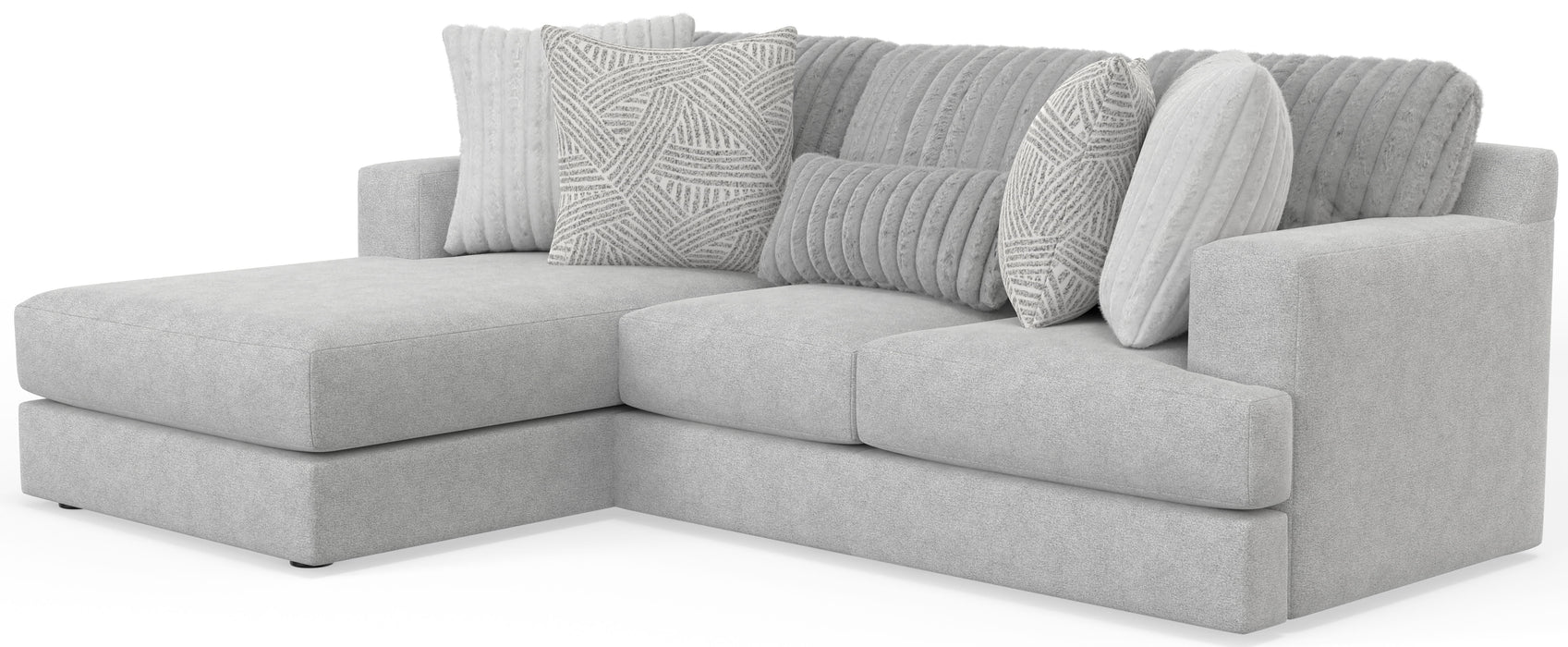 Logan - Sectional With Comfort Coil Seating And Included Accent Pillows - JaxCo Furniture