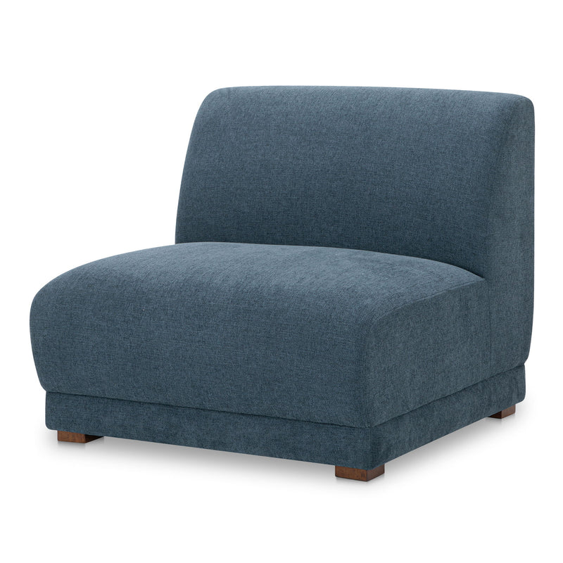 Fraser - Slipper Chair - Deep Blue - JaxCo Furniture