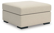 LadyMae - Twill - Oversized Accent Ottoman - JaxCo Furniture