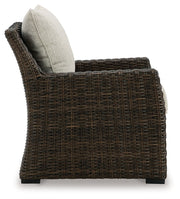 Brook Ranch - Brown - Lounge Chair With Cushion - JaxCo Furniture