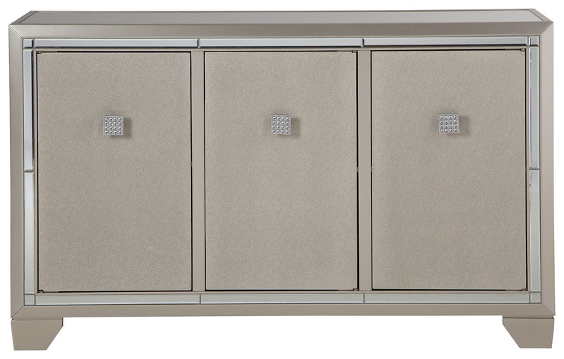 Chaseton - Champagne - Accent Cabinet - JaxCo Furniture