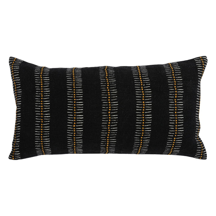 Repose - RP Cabana Pillow - Black/Tumeric Gold - JaxCo Furniture