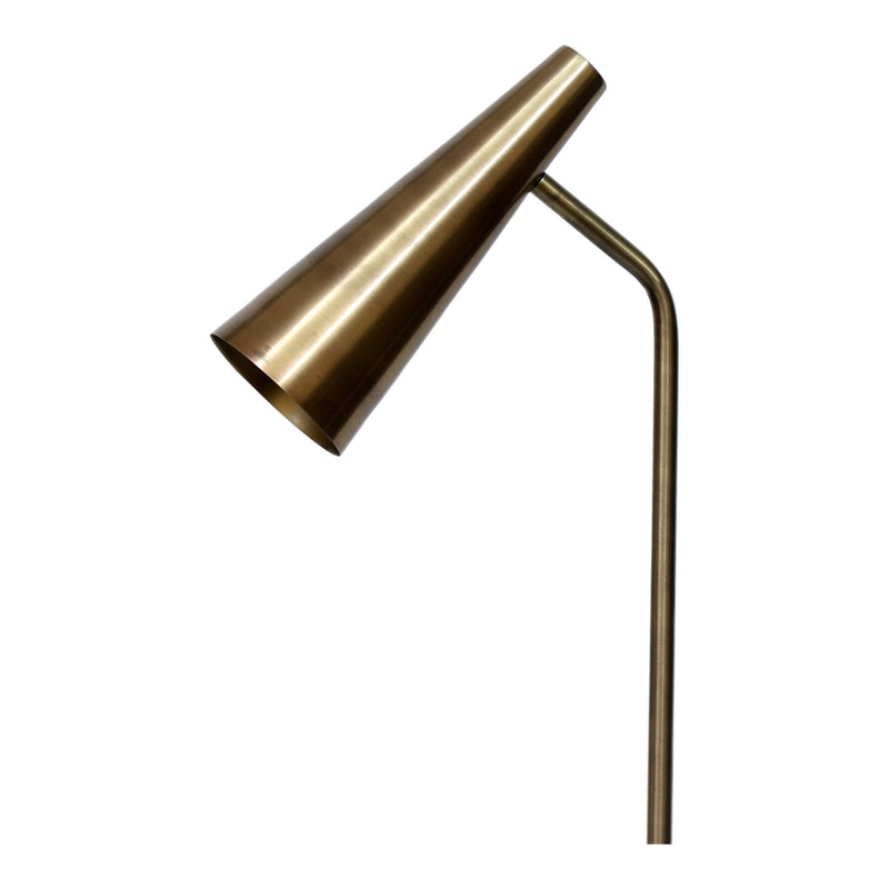 Trumpet - Floor Lamp - Antique Brass - JaxCo Furniture