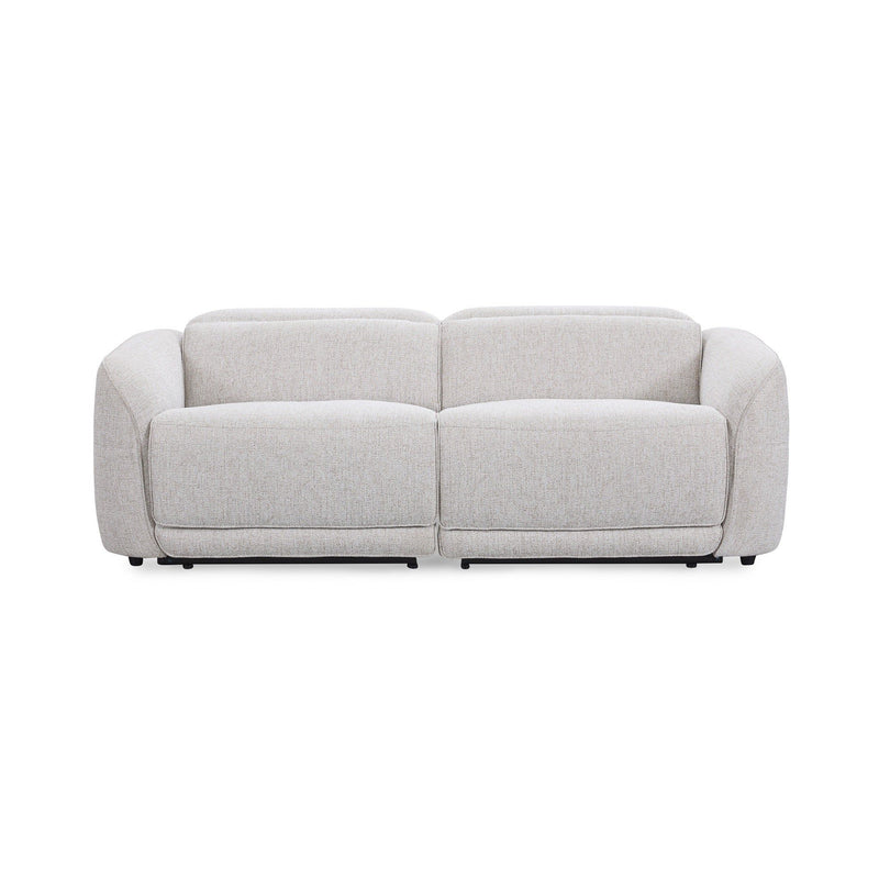Ostend - Upholstered Power Recliner Sofa - Gray - JaxCo Furniture