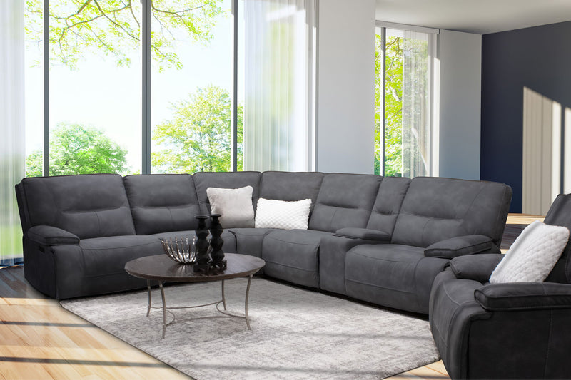 Gladiator - 6 Piece Modular Power Reclining Sectional - JaxCo Furniture