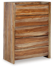 Dressonni - Brown - Five Drawer Chest - JaxCo Furniture