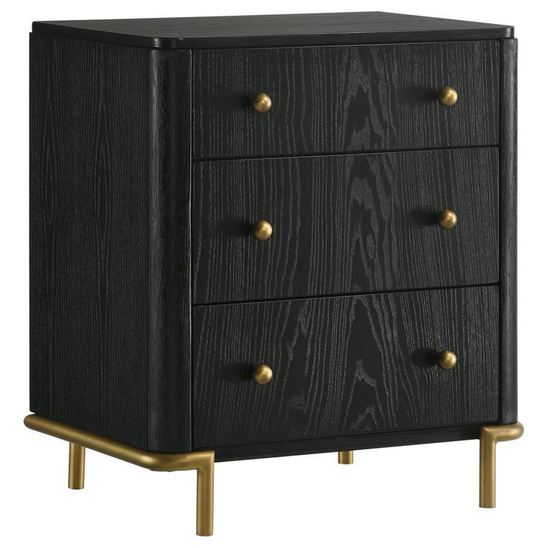 Arini - 3-Drawer Nightstand - JaxCo Furniture