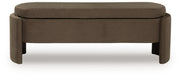 Vavuniya - Brown - Storage Bench - JaxCo Furniture