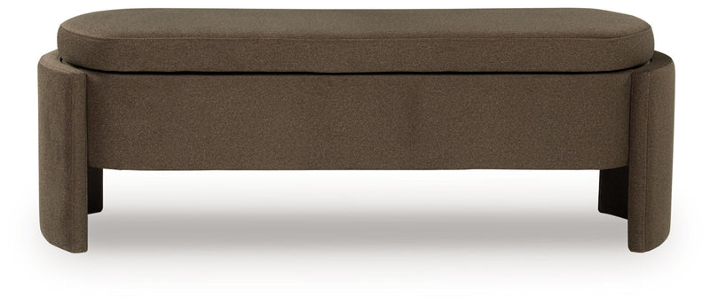 Vavuniya - Brown - Storage Bench - JaxCo Furniture