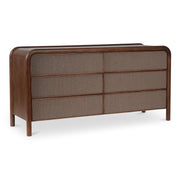 Rye - 6 Drawer Dresser - Warm Brown - JaxCo Furniture