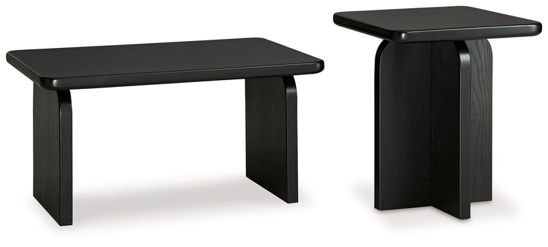 Mitchalli - Black - Occasional Table Set (Set of 2) - JaxCo Furniture