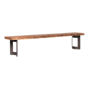 Bent - Large Bench - Natural Stain - JaxCo Furniture