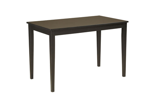 Kimonte - Dark Brown - Rectangular Dining Room Table - JaxCo Furniture