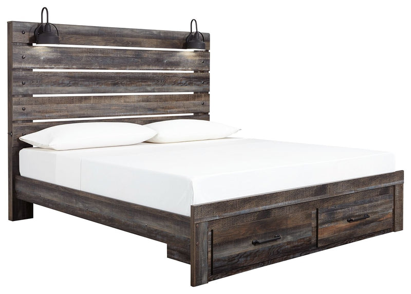Drystan - Panel Bed - JaxCo Furniture