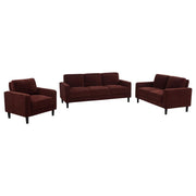 Ruth - Upholstered Track Arm Sofa Set - JaxCo Furniture
