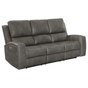 Brickston - Triple Power Reclining Sofa - JaxCo Furniture