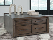 Kallenny - Brown / Gray - Square Cocktail Table - JaxCo Furniture