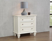 Sandy Beach - 3-drawer Nightstand - JaxCo Furniture