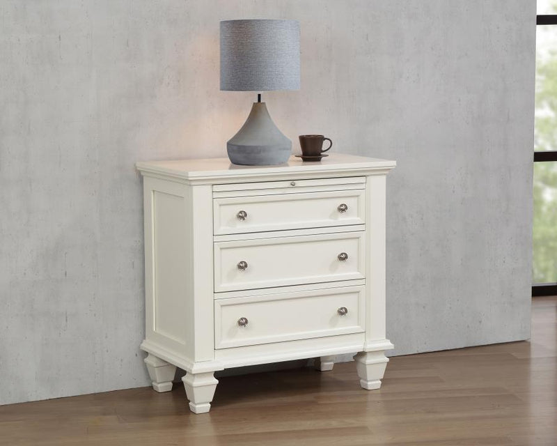Sandy Beach - 3-drawer Nightstand - JaxCo Furniture