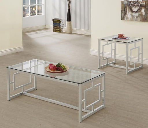 Merced - Rectangular Coffee Table Set - JaxCo Furniture
