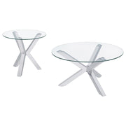 Kenzie - Round Coffee Table Set - JaxCo Furniture