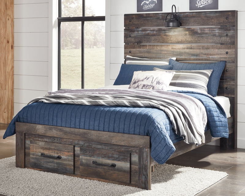 Drystan - Panel Bed - JaxCo Furniture
