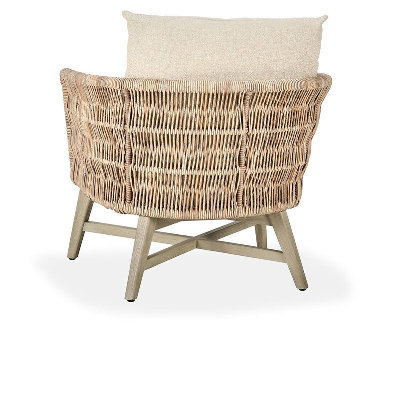 Collins - Outdoor Accent Chair - Natural / Sand - JaxCo Furniture