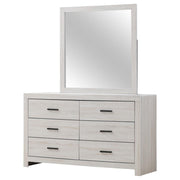Brantford - 6-Drawer Dresser With Mirror - JaxCo Furniture
