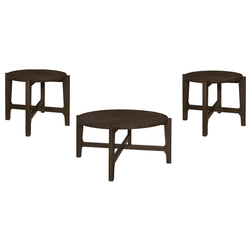 Cota - Solid Wood Coffee And End Table Set - JaxCo Furniture