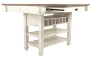 Bolanburg - Beige - Rectangular Dining Room Counter Table - JaxCo Furniture